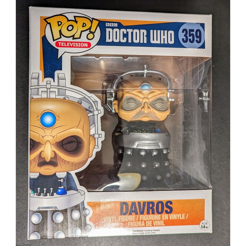 Funko Pop Doctor Who Davros 359 6" Vaulted NM NRFB